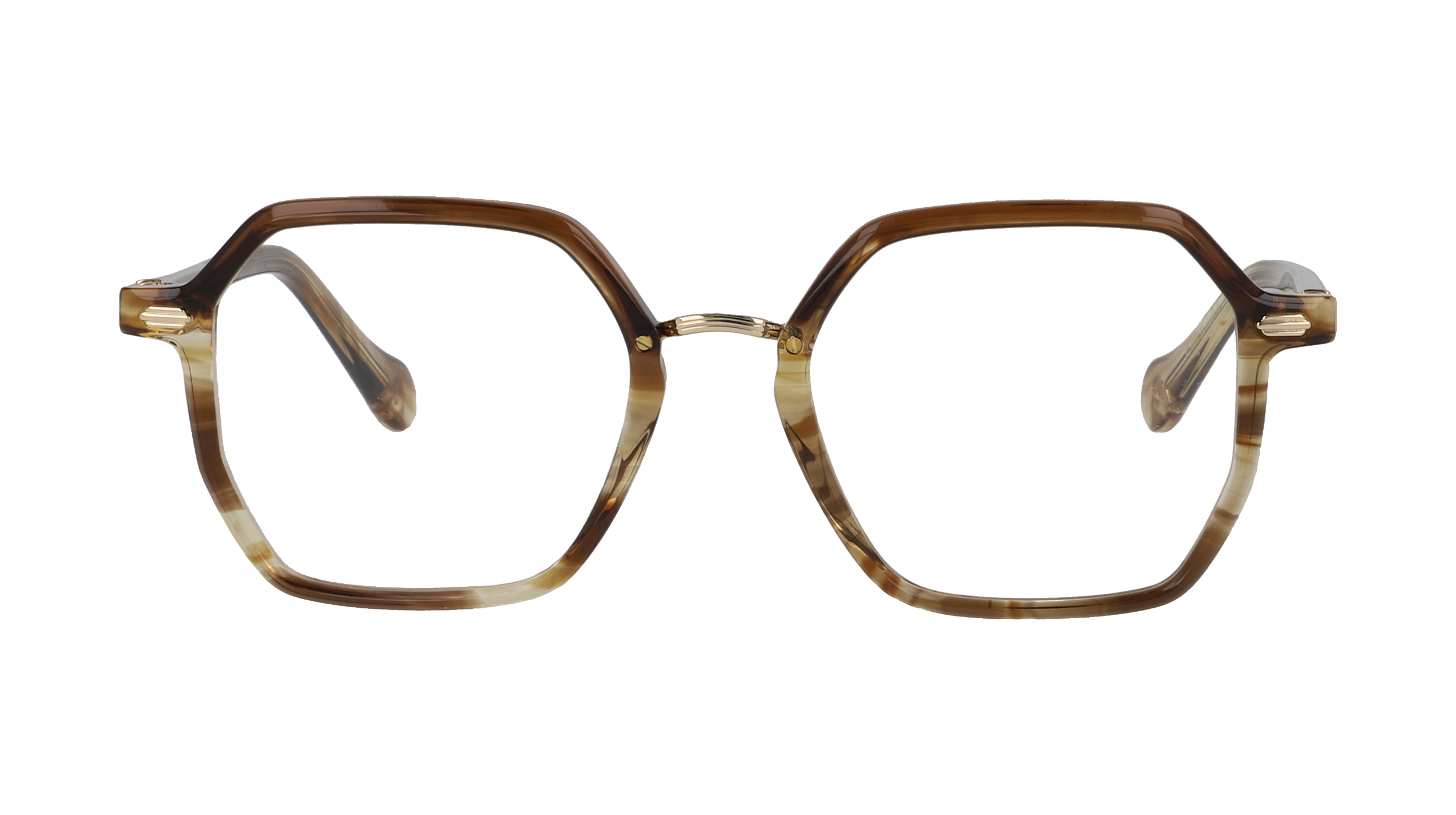 Lunettes CARVEN 49 - Monture Or Marron Ovale, Taille 50 Mm, Neuf Sans étiquette, Unisexe