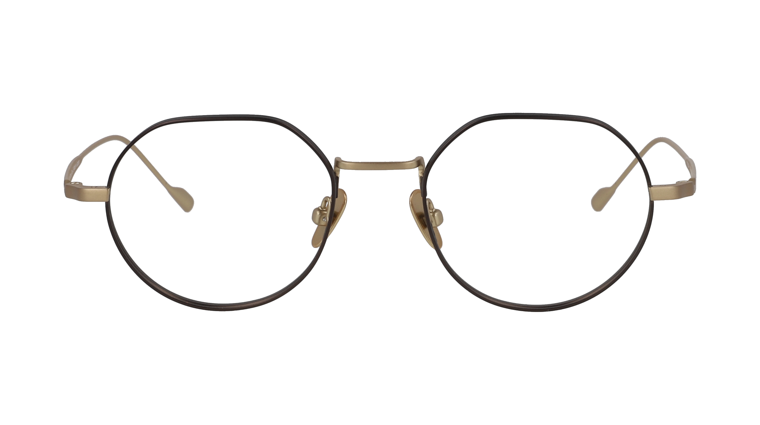 Monture De Lunettes Seiko T 494 Titan - Bronze - Démi-monture Unisexe - Neuf Sans étiquette
