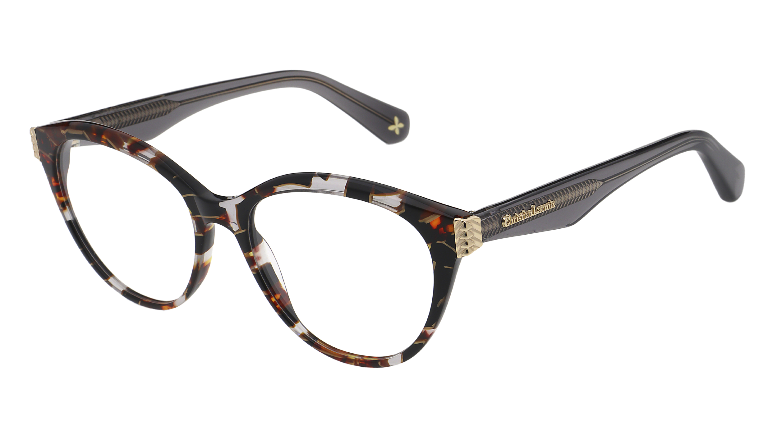 Lunettes de vue Femme Christian Lacroix CL1174 Noir rondes