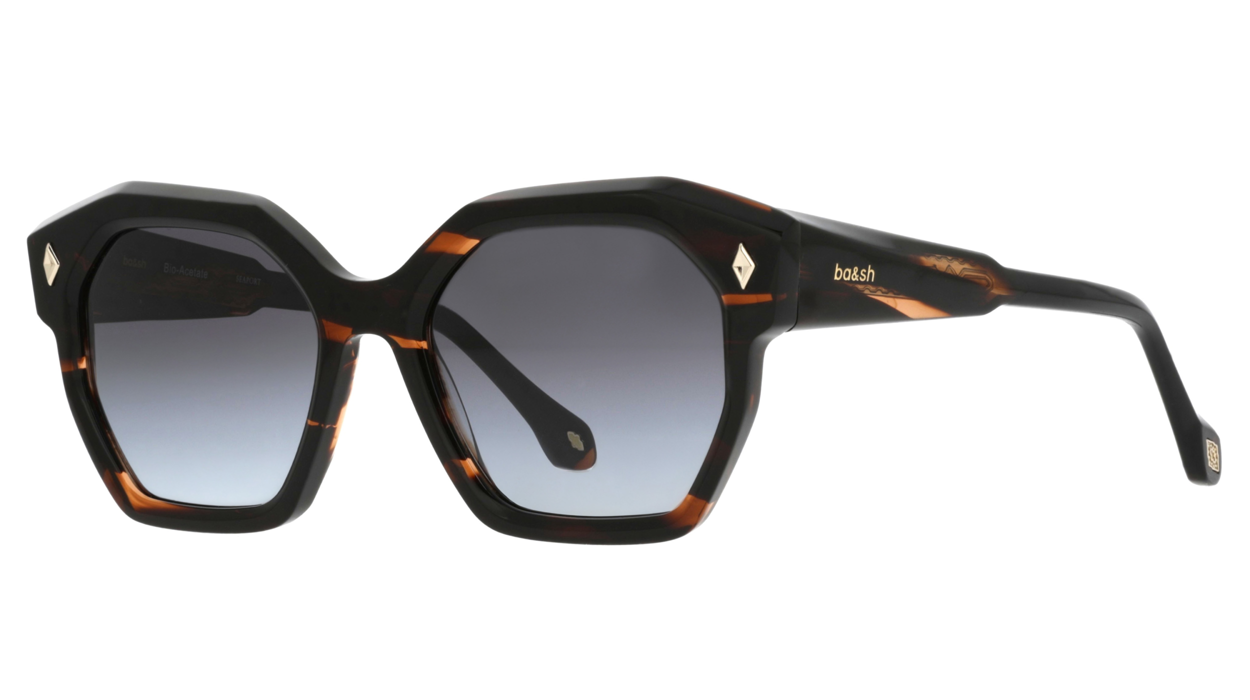 Lunettes de soleil Femme BA&SH LENI Marron Achat en ligne