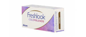 Lentilles de contact Freshlook Colorblends Cannelle - 2 lentilles