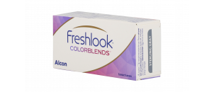 Lentilles de contact Freshlook Colorblends Gris étincelant - 2 lentilles