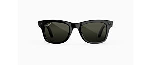Lunettes de soleil Ray-Ban Meta Gen 3 - Wayfarer L - RW4011 - Noir A