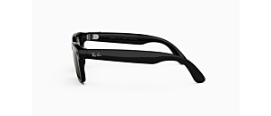 Lunettes de soleil Ray-Ban Meta Gen 3 - Wayfarer L - RW4011 - Noir A