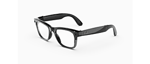 Lunettes de soleil Ray-Ban Meta Gen 3 - Wayfarer L - RW4011 - Noir A