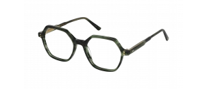 Lunettes de soleil French Retro - SEVERINE - Vert A