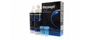 Produit lentilles Oxysept 1 Etape Pack 2 mois