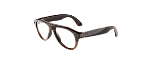 Lunettes de soleil Ray-Ban Meta Gen 3 - Aviator - RW4016 - Marron B