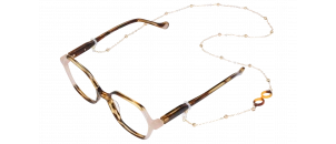 Accessoires Chainette métal détail lunettes doré