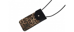 Accessoires Etui bandoulière Léopard