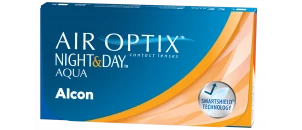 Lentilles de contact Air Optix Night &amp; Day Aqua x6