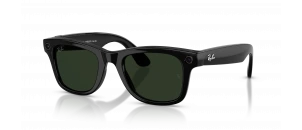 Lunettes de soleil Ray-Ban Meta Gen 2 - Wayfarer L - RW4012  - Noir B