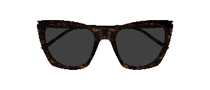 Lunettes de soleil Saint Laurent - SL 214 KATE THIN - Ecaille B