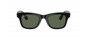 Lunettes de soleil Ray-Ban Meta Gen 1 - Wayfarer - RW4006 - Noir A